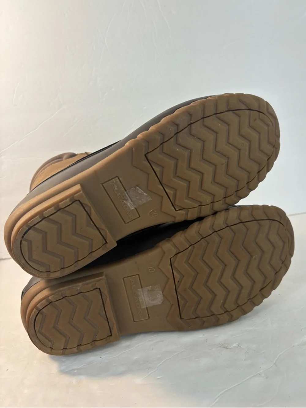 ALEADER Brown/Tan Duck Boot Size 10
